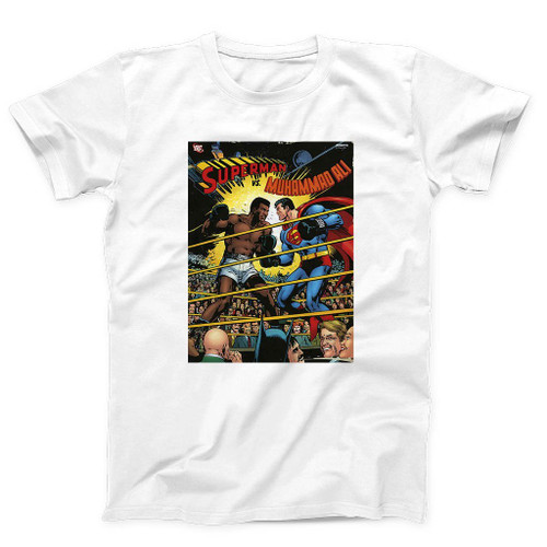 Muhammad Ali The Greatest Vs Superman Man's T-Shirt Tee