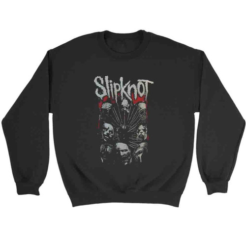 Slipknot Faces Heavy Metal Rock Band Sweatshirt Sweater