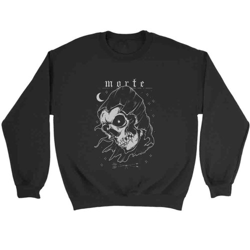 Morte Death Skull Witch Sweatshirt Sweater