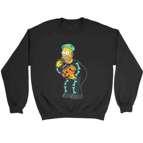 Homer Simpson Funny Candy Feast Sweatshirt Sweater