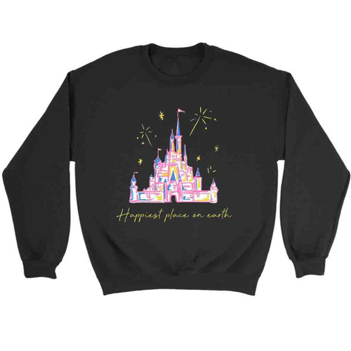 Happiest Place On Earth Disney Sweatshirt Sweater