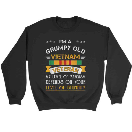 Grumpy Old Vietnam Veteran Sweatshirt Sweater