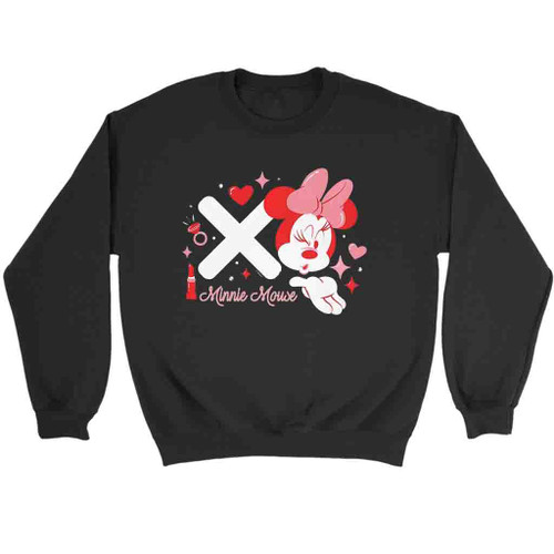 Disney XO Minnie Mouse Mickey Mouse Sweatshirt Sweater