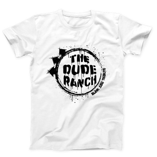 Blink 182 The Dude Ranch Tribute Logo Man's T-Shirt Tee