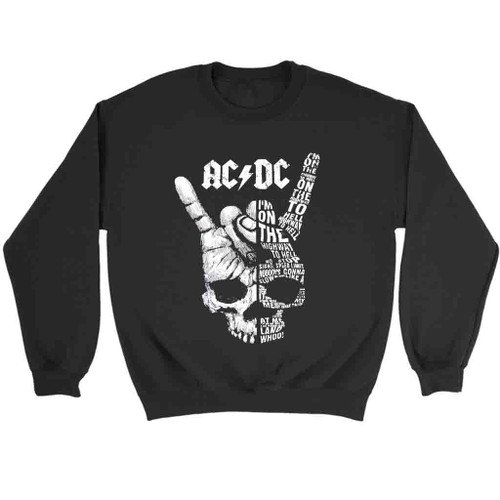 Acdc Vintage Heavy Metal Rock Band Sweatshirt Sweater