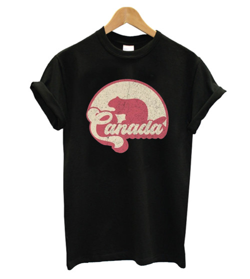 Vintage Canada Beaver Men's T-Shirt Tee