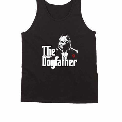 The Dogfather Pitbull Dog Party Tank Top