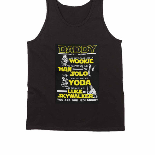New Daddy Jedi Knight Tank Top