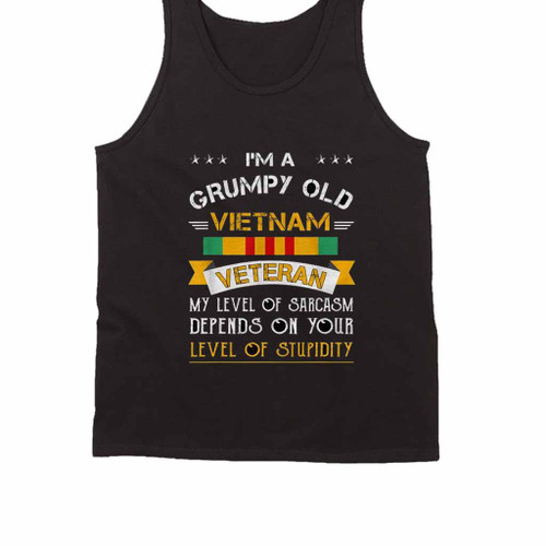 Grumpy Old Vietnam Veteran Tank Top