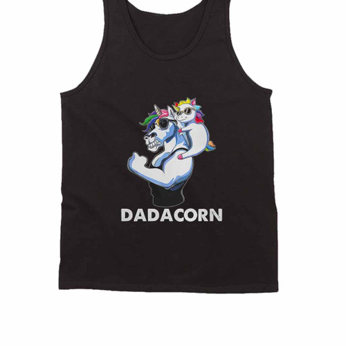 Dadacorn Unicorn Dad Best Dad Tank Top