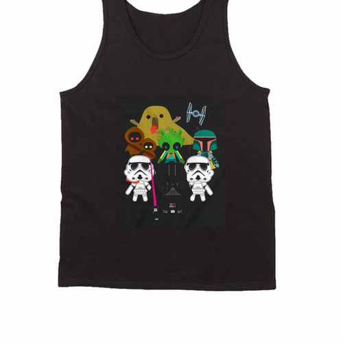 Cute Kawaii Style Villains Graphic Tank Top