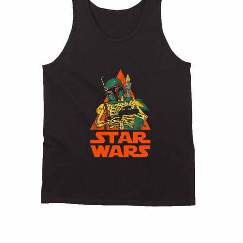 Boba Fett Skeleton Halloween Tank Top