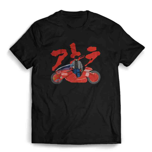 Akira Font Anime Mens T-Shirt Tee