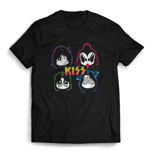 Vintage Cute Graphic Kiss Band Rock Heavy Metal Gene Simmons Mens T-Shirt Tee