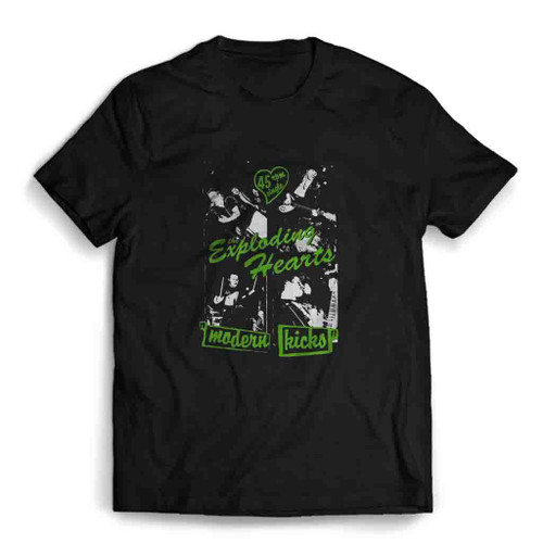 Exploding Hearts Modern Kicks Mens T-Shirt Tee