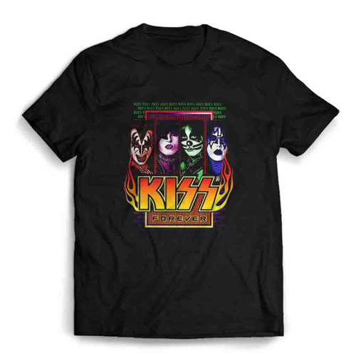 Forever Kiss Band Unmasked Graphic Rock Heavy Metal Mens T-Shirt Tee