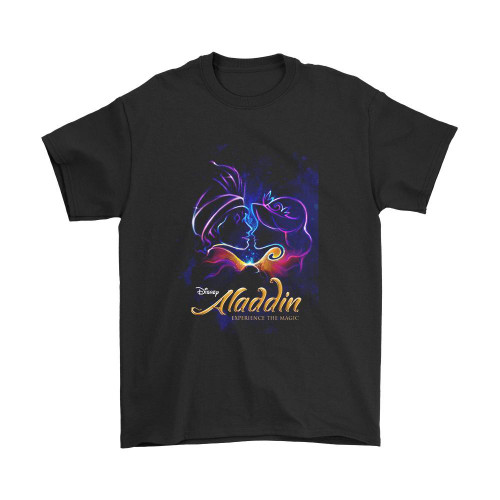 Disney Aladdin Experience The Magic Poster Man's T-Shirt Tee