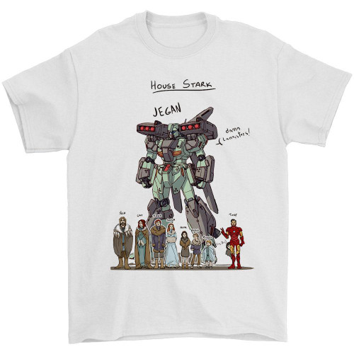 Stark Game Of Thrones Iron Man Jegan Parody Man's T-Shirt Tee