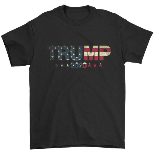 Trump Twenty President Flag Man's T-Shirt Tee