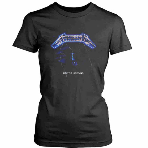 Metallica Ride The Lightning Tour Womens T-Shirt Tee