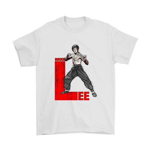 Bruce Lee Sketch Man's T-Shirt Tee