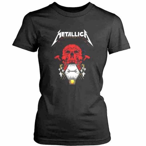 Death Metallica Metal Rock Band Womens T-Shirt Tee