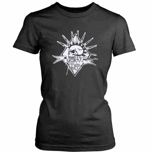 Mob 47 Crust Hardcore Punk Womens T-Shirt Tee