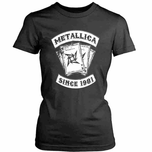 Metallica Band Vintage Metallica Tour 2022 Womens T-Shirt Tee