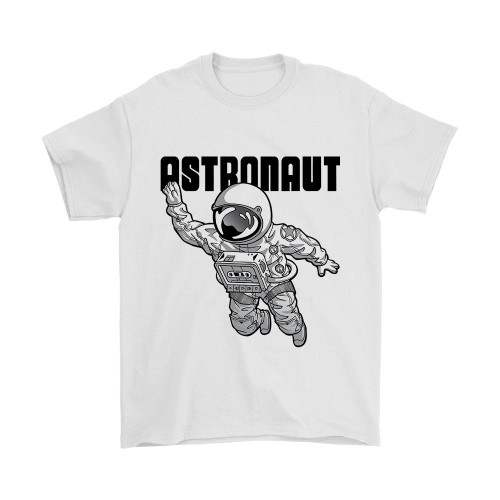 Astronaut Music Cassette Man's T-Shirt Tee