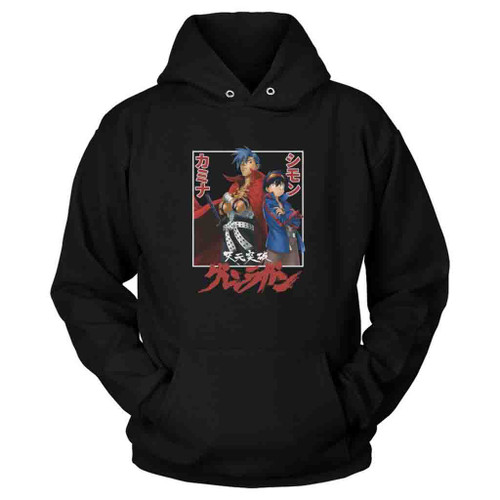 Gurren Lagann Kamina Simon Gurren Lagann Hoodie