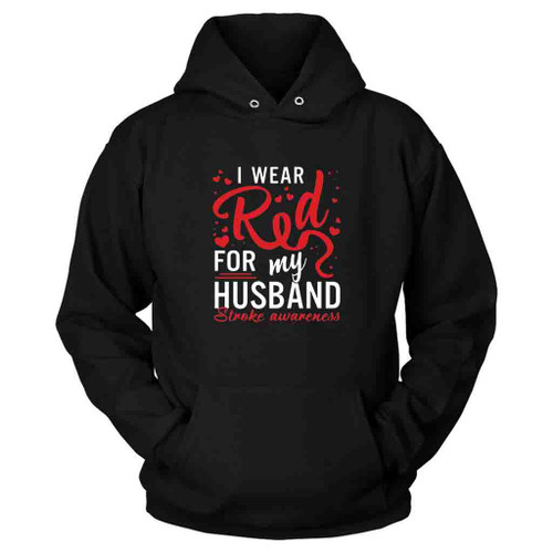 I Wear Red For My Husband Hoodie