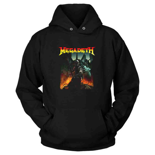 Megadeth Alien Embroidered Patch Hoodie