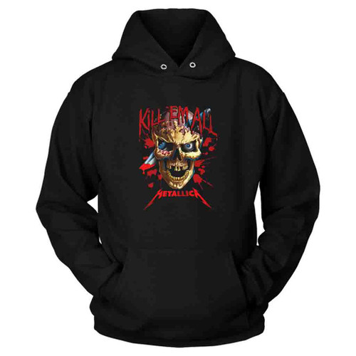 Metallica Rock Band Skull Skill Vintage Hoodie