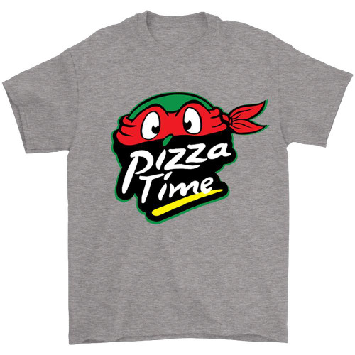 Teenage Mutant Ninja Turtles Pizza Time Man's T-Shirt Tee Teenage Mutant Ninja Turtles Pizza Time Man's T-Shirt Tee