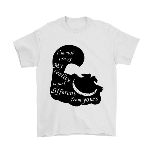 Alice Cheshire Cat Quotes Man's T-Shirt Tee