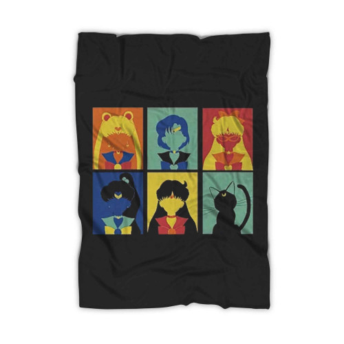 Sailor Moon Characters Blanket