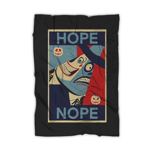 Hope Nope Retro Halloween Blanket Hope Nope Retro Halloween Blanket