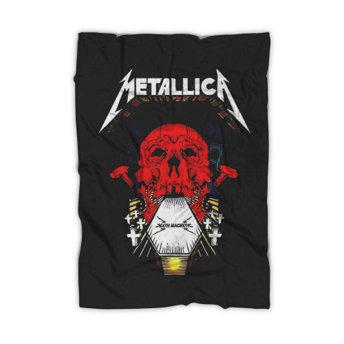 Death Metallica Metal Rock Band Blanket