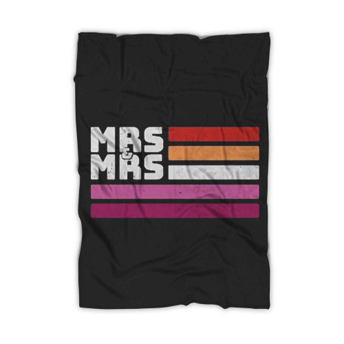 Mrs And Mrs Lesbian Blanket