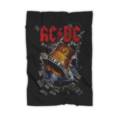 Acdc Hells Bell Rock Or Bust Blanket