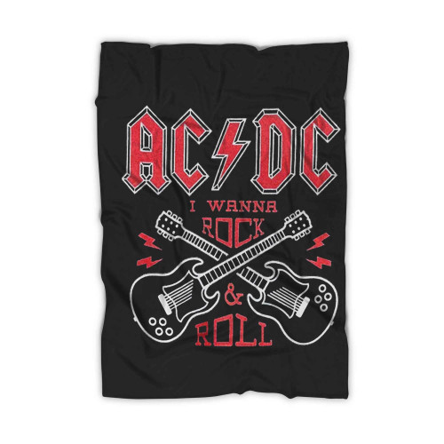 Acdc Highway To Hell Tricolor Blanket