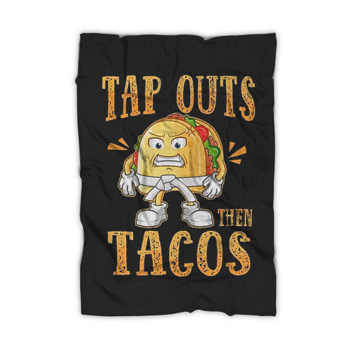 Jiu Jitsu Martial Arts Taco Funny Blanket