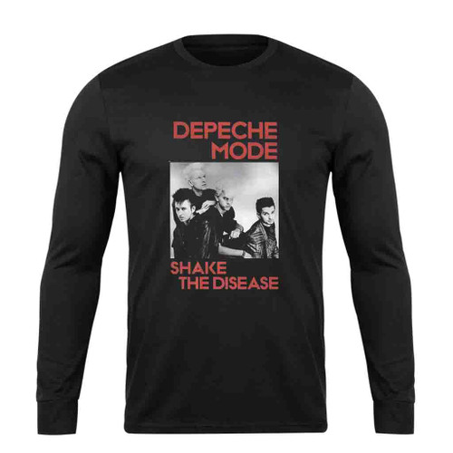 Depeche Mode Shake The Disease Long Sleeve T-Shirt Tee