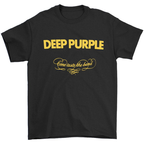 Deep Purple Come Taste The Band Logo Man's T-Shirt Tee