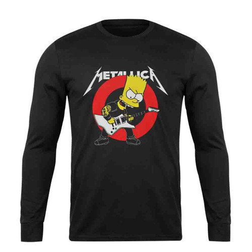 Metallica Guitar Band Vintage Long Sleeve T-Shirt Tee