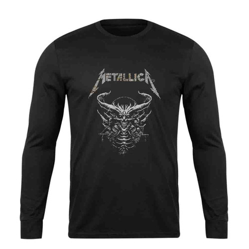 Metallica Skull Tour 2022 Vintage Long Sleeve T-Shirt Tee