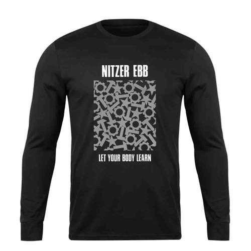 Nitzer Ebb Let Your Body Learn Long Sleeve T-Shirt Tee