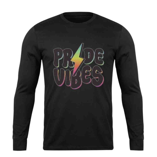 Pride Vibes Logo Long Sleeve T-Shirt Tee