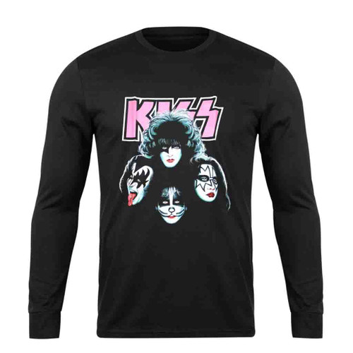Vintage Kiss Band Graphic Rock Heavy Metal Long Sleeve T-Shirt Tee