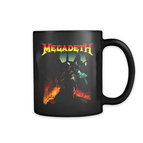 Megadeth Alien Embroidered Patch Mug